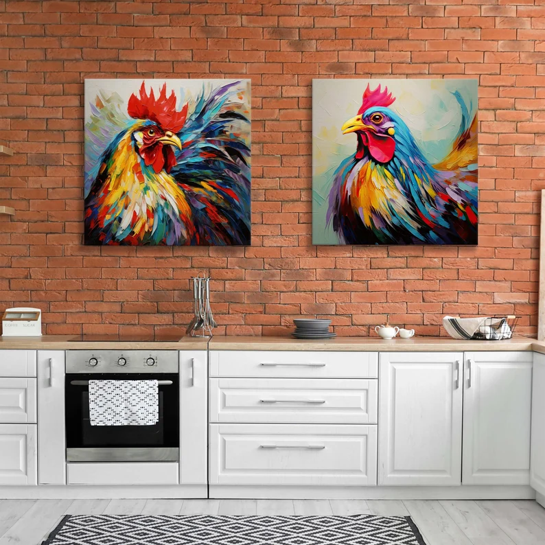Rooster Canvas Print