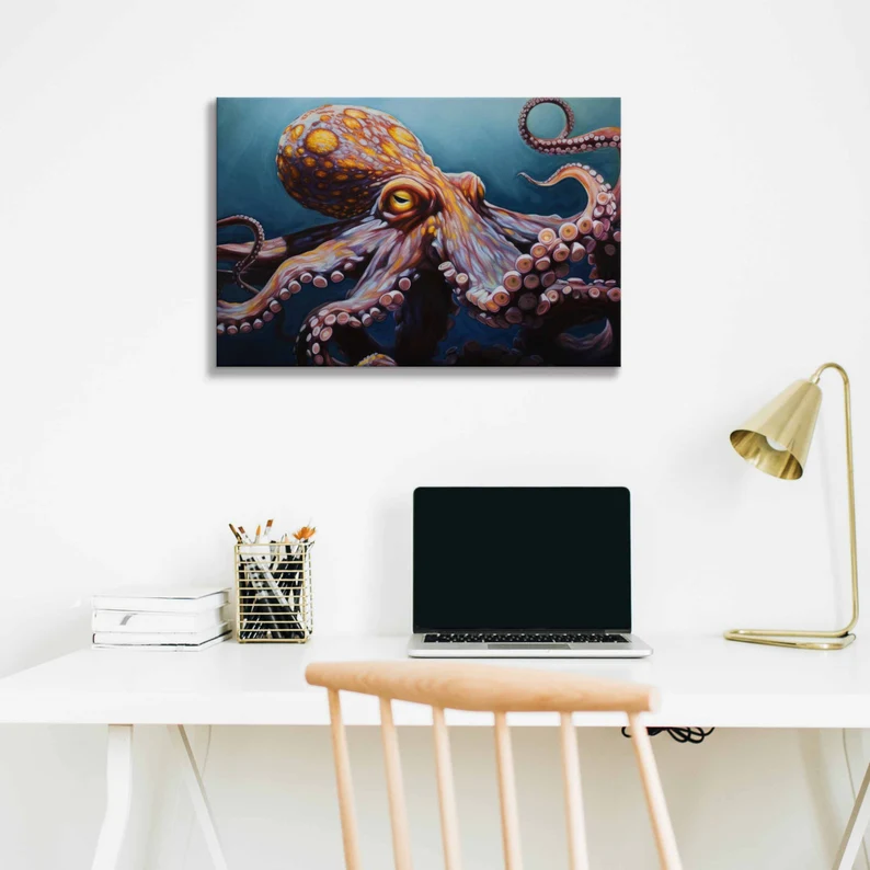 Octopus Canvas Print