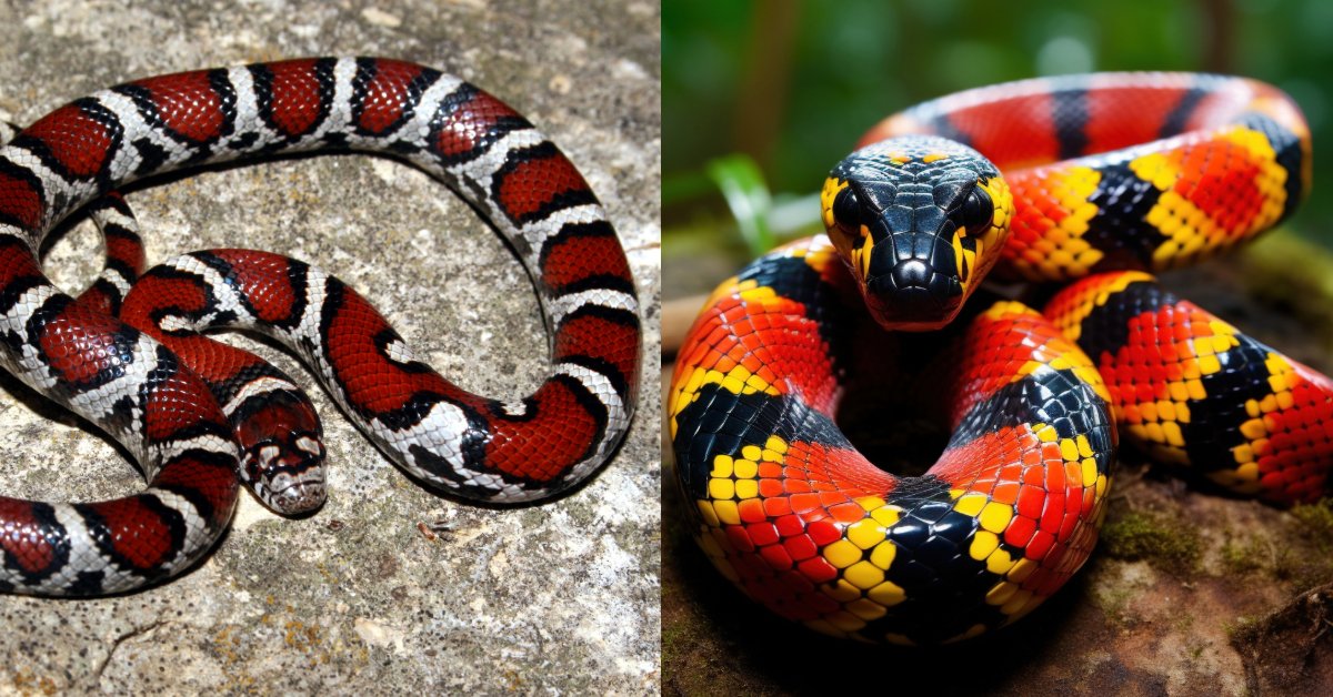Milk Snakes and Coral Snakes